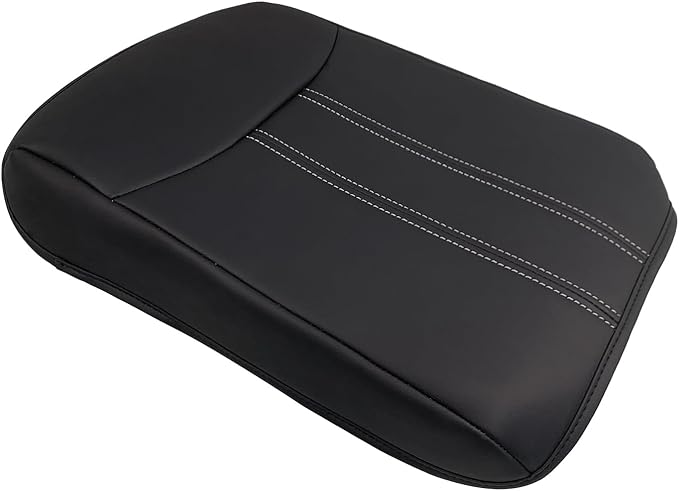 Center Console Cover Armrest Leather Covers for Honda Pilot 2023 2024 2025(Black) 2024 Ridgeline/Passport Armrest Pad Lid Cushion Console Protector Vegan Leather Extra Soft