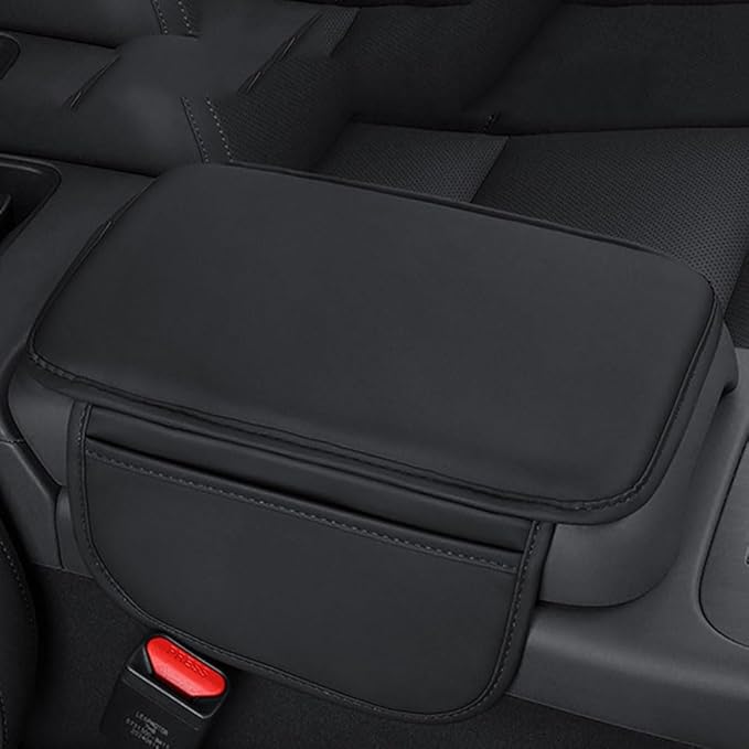 Arm Rest Pad Car for VW Routan 2008-2013, Car Center Console Cover Car Armrest Cushion Armrest Box Pad Car Accessories,Black