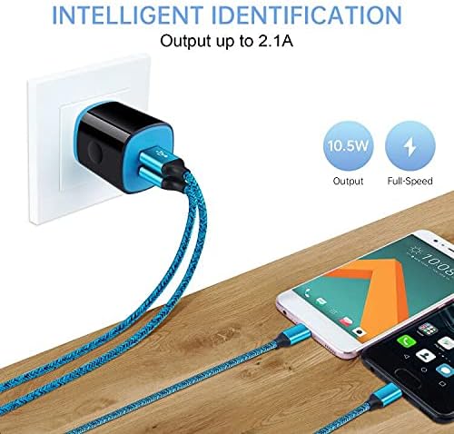 Type C Charger Fast Charger Block Wall Plug Android USB C Cord C Charger Cable Fast Charging for Samsung Galaxy S23 S22 S21 Ultra/S21 Plus/S21/S20/S20 FE/S10/S9/A10e/A32/A71/Note 20 10 9,Moto G8/G7