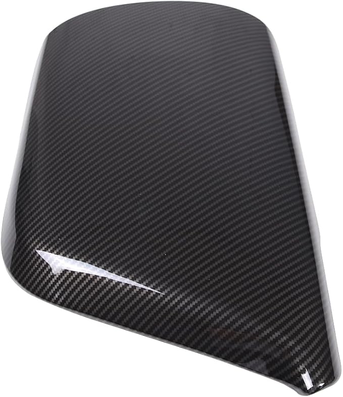 Car Center Console Pad for Chevrolet Corvette C7 2014-2019 Car Armrest Cover Leather Cushion Waterproof Car Armrest Seat Box Protector Accessories (ABS-Carbon Fiber)