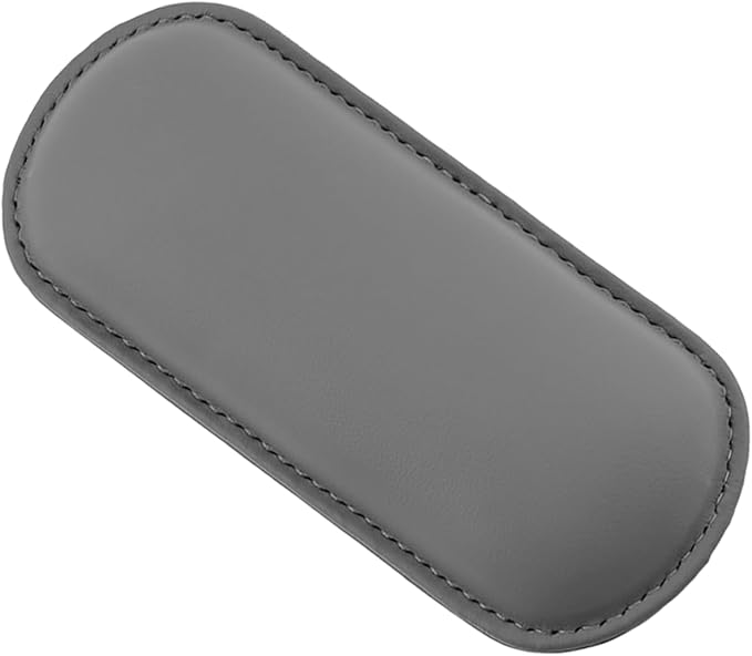 Car Center Console Knee Leg Elbow Cushion Pad, Soft Leather Door Armrest Foot Care Thigh Support Comfort Pillow, Auto Interior Accessories for Knee Pain Relief (Gray)