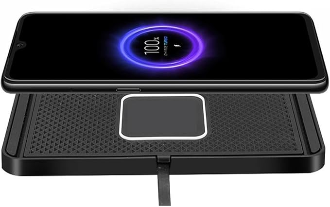 Phone Holder Charger Mat Silicone Mat Non Slip Pad Holder Car Wireless Non Slip Charger Practical