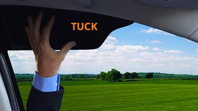 Windshield Sunshade for Car Sun Window Shade Visor Shades Sunshade Visors Extender (2 Pack)