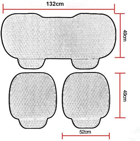 Sedeta Silk Velvet Auto Car Vehicle Long Rear Seat Chair Cover Protective Cushion Mat pad for Baby, SUV, Skin-Friendly c