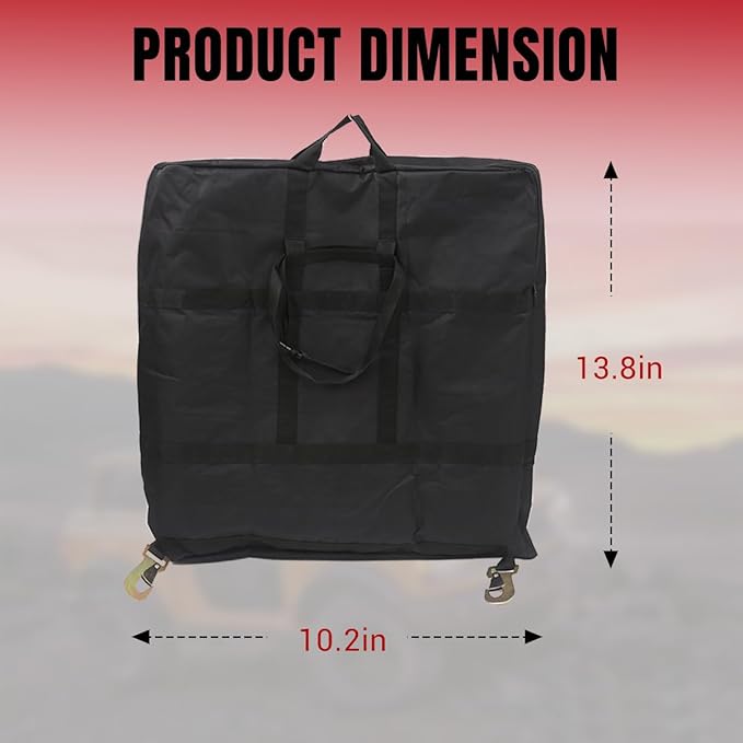Hard Top Storage Bag Compatible with Bronco2023 2022 2021, Roof Panel Over First Row Seat fit Bronco Accessories 2/4-Door, Multi-Layer, Off-Roading