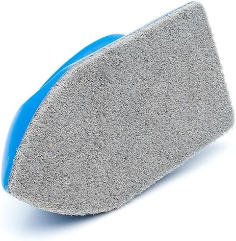 The Rag Company - Leather & Vinyl Interior Scrub Brush, Deep Cleaning Ergonomic Design, Blue