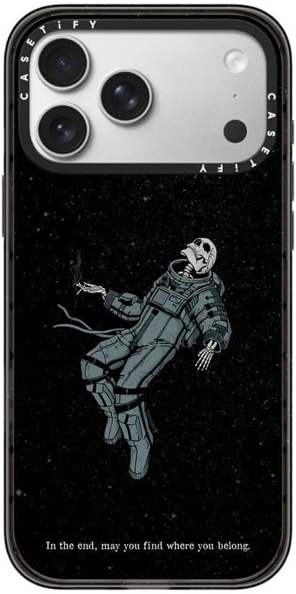 CASETiFY Impact iPhone 17 Pro Max Case [Slim/Compatible with Magsafe / 8.2 ft. 4X Military Grade Drop Protection] - Somehow, Someday - Clear Black