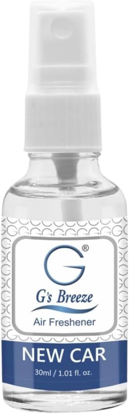 G's Breeze New Car Air Freshener – Crisp & Fresh Scent Inspired by Luxury Vehicles – Long-Lasting Freshness for Car, Home & Office – Enjoy a Refreshing Clean Aroma & Elegant Atmosphere Anywhere