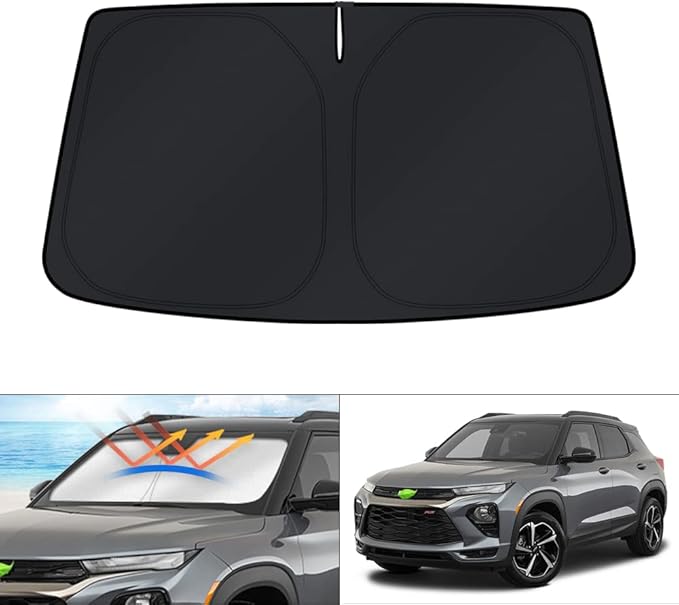 KUST Windshield Sun Shade for Chevrolet Chevy Trailblazer 2021-2025 2026 Accessories Sunshade Window Visor Protector Blocks UV Rays Keep Car Cooler