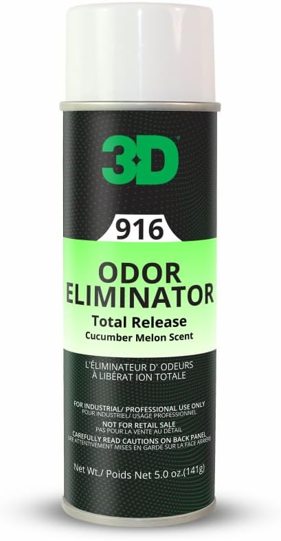 3D Odor Eliminator Total Release Fogger, Powerful Air Freshener and Odor Control, Aerosol Bomb Neutralizes Unwanted Smells in Home Office RV, Cucumber Melon Scent, 5 oz