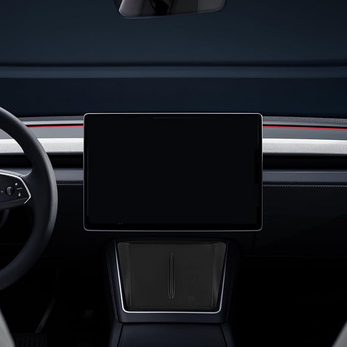 Wireless Charging Pad for Center Console Mat Nonslip Silicone Phone Accessory for Car Interior