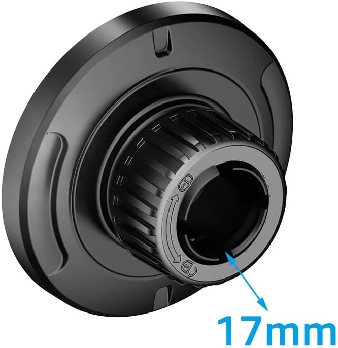 Car Phone Holder Mount Replacement Magnetic Base with 17mm Ball Head Socket Joint for iPhone Magsafe Case 15 14 13 12 Cell Phone Clip Rotation Air Vent Dashboard Windshield Stand