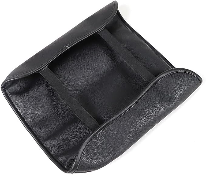 Center Console Cover Pad for Honda Pilot 2003 2004 2005 2006 2007 2008 Accessories Arm Rest Box Lid Cover Pad Armrest Seat Box Cover Car Armrest Pillow Cushion Mat Protector Leather (Black1)