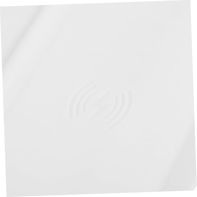 Charging Pad for Silicone Non- Charger Mat for Center Console - Phone Holder Car Interior Accessory White