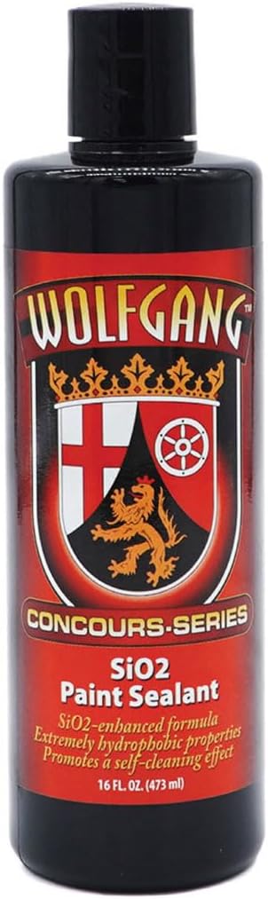 WOLFGANG CONCOURS SERIES SiO2 Paint Sealant | SiO2-Enhanced Formula for Hydrophobic Water Repellency | Long-Lasting Paint Protection | Easy Application | WG-0055 | 16 fl. oz.
