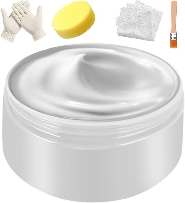 Leather Recoloring Balm, Leather & Vinyl Color Restorer Conditioner – Repairs Faded & Scratched Leather Color