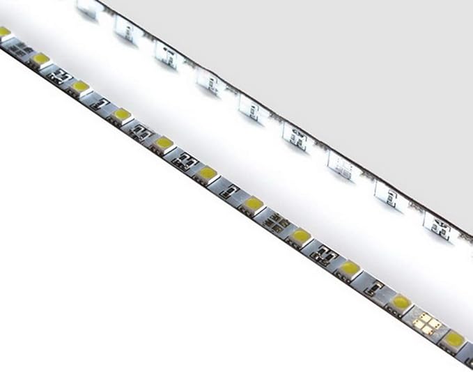 iJDMTOY 18-SMD-5050 LED Strip Light Compatible with Car Trunk Cargo Area or Interior Illumination, Xenon White
