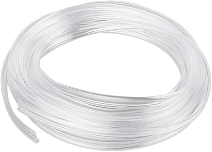 Jushope Fiber Optic for Interior Car Lights, 236 inches PMMA Light Guide Cable, Car Ambient Lighting Extension Fiber Optic with 6mm Skirt (Integrated Molding Style)