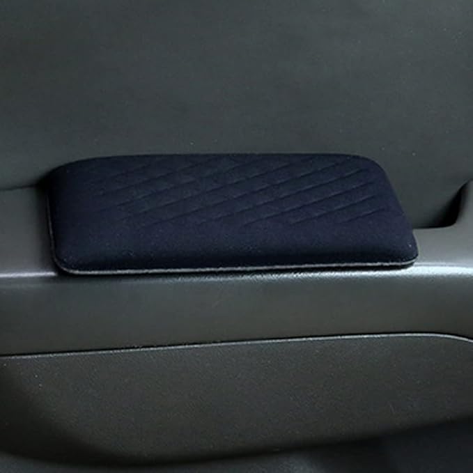 2pcs Car Armrest Cushion, Microfiber Leather Car Knee Pads, Car Knee Cushion Car Armrest Support, Removable Soft Leather Pad, Padded Arm, for Arm Foot Knee Pain Relief