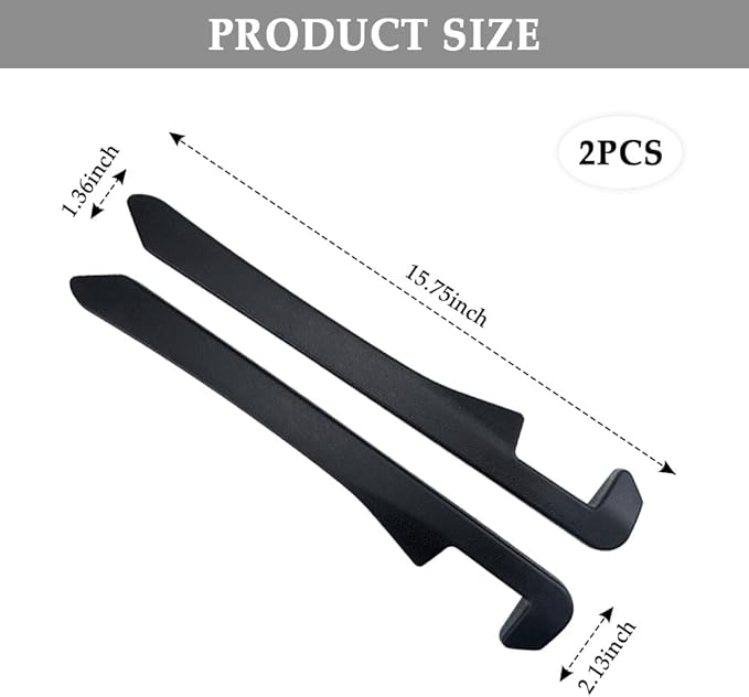 IHOTDER 2PCS Car Seat Gap Filler - Car Seat Gap Filler Organizer for Holding Phone,Key,Purse - Universal Car Gap Filler Fits Car Truck SUV Car Interior Accessories (Black/2PCS)…