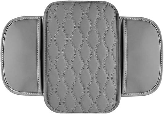 Car Armrest Pad for Genesis GV80 GV70 SUV GV60, Waterproof Center Console Cushion Pad Cover Armrest Storage Box Mat Protection Interior Accessories,A-Grey