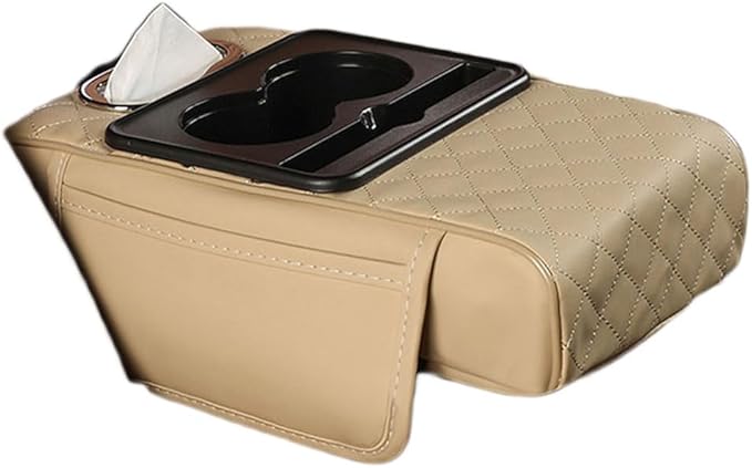 Center Console Cover for Jeep Cherokee 1984-2001 XJ,Car Center Console Cover,Armrest Storage Box Mat,Car Center Console Cushion Pad,Car Armrest Box Pad,Beige