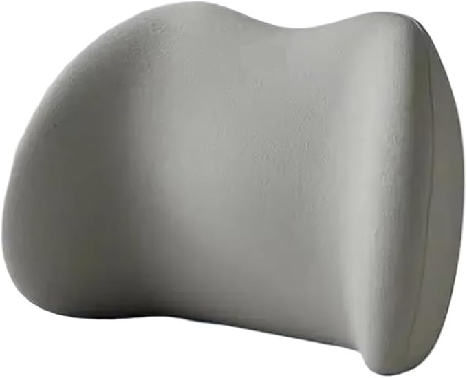 Car Neck Pillow and Lumbar Support Cushion - Memory Foam Backrest for Driver Seat Comfort(E)