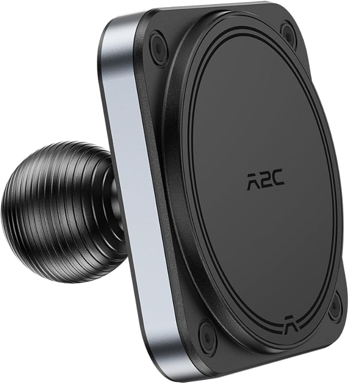 Heavy Duty Magnetic Phone Holder Base with 1" Ball for MagSafe iPhone 17-12 Series, Compatible with RAM mounts and Other B Size Ball Double Socket Arm
