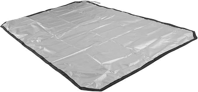 Pssopp 210D Oxford Cloth Water Proof Box Lid Cover,Tent Trailer Cover Travel Trailer Roof Cover car Roof Top Tent Trailer Cover for SUV Rooftop Travel Luggage Rack (190 * 145cm)