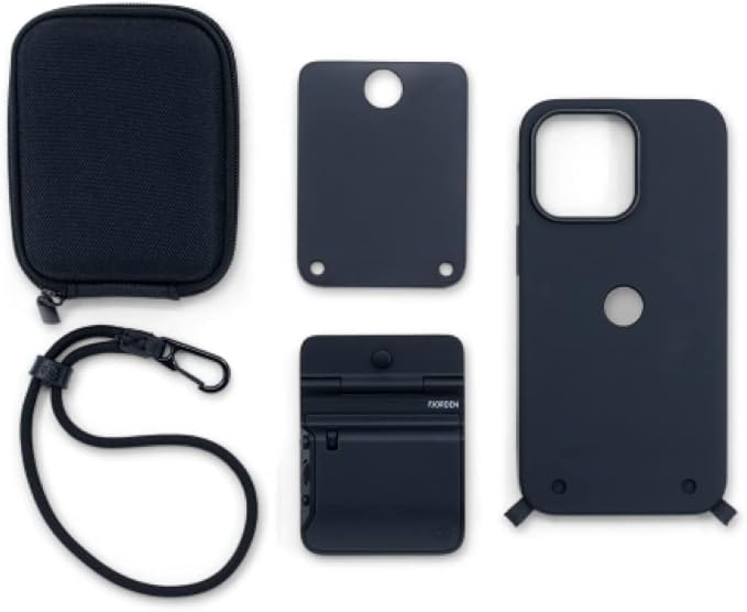 FJORDEN Pro Bundle for iPhone 12 Pro Max - Includes Fjorden Camera Grip, MagSafe iPhone Case, Wrist Strap & Carry Case - Shoot Like A Pro with Your iPhone