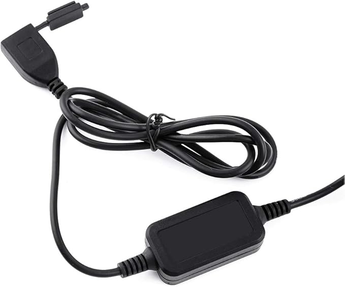 Ultra Compact USB Direct Hardwire Adapter Kit, Waterproof Power Cord Supply Port Car Hard Wire Charger Charging Cable Socket Step Down Converter Outlet for Motorcycle Smart Phone GPS Dash Camera