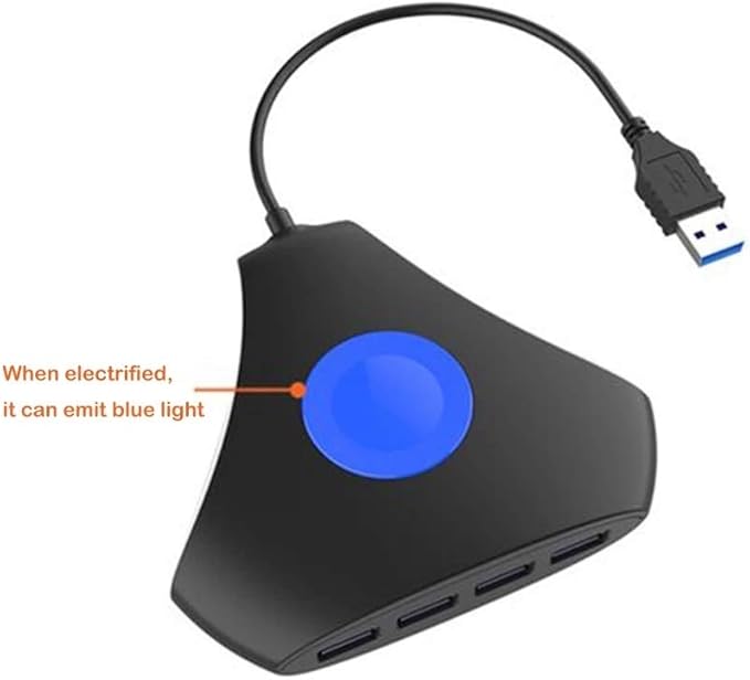 Portable 4 Port USB 3.0 HUB High Speed 5Gbps Multi USB Splitter Expander Adapter for PC Computer Accessories
