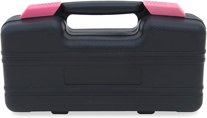 Hantinstom 39-Piece Household Tools Kit Essential Home Repair Set with Plastic Toolbox Ideal for College Students, Home Use & More