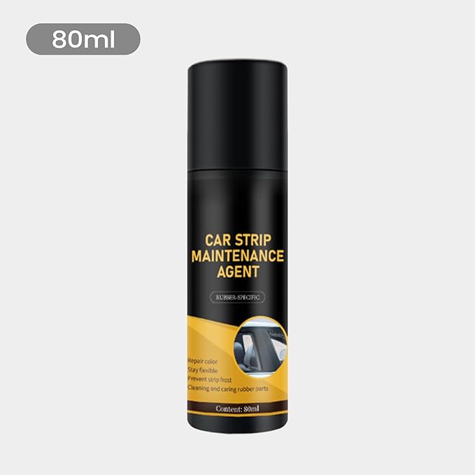 Rubber Seal Protectant - 80ml Weatherproof Noise-Reducing Lubricant | Flexible Car Trim Restorer with Protective Formula, Easy Application or Automobile RV Trunk and Roof Seams