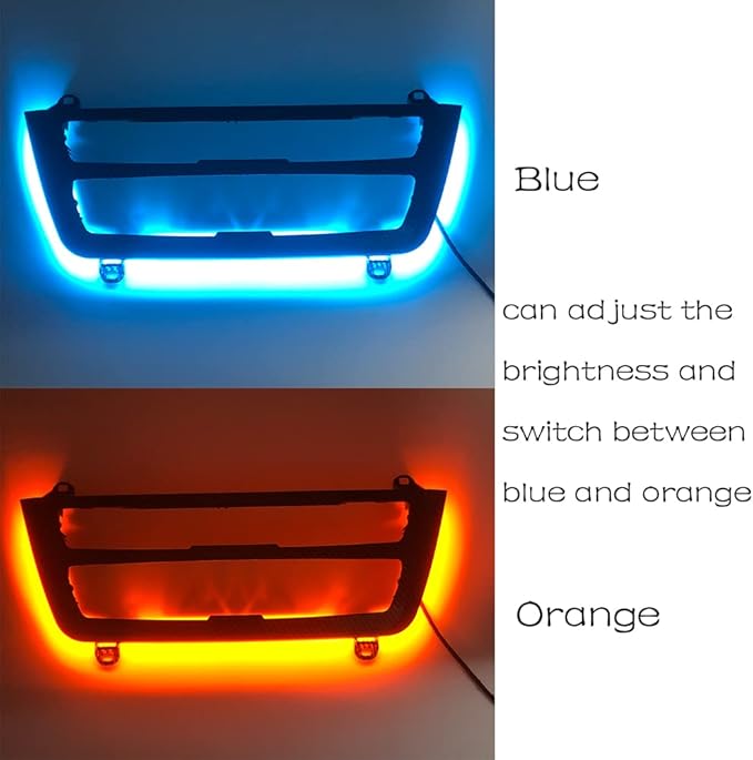 Car Inner Air Condition A/C Panel LED Lighting Ambient Light Trim Accessories For BMW 3 4 Series 3GT F30 F36 M3 M4 Center Control Two-color Atmosphere Lamp Panel Replacement Cover (Carbon fiber color)
