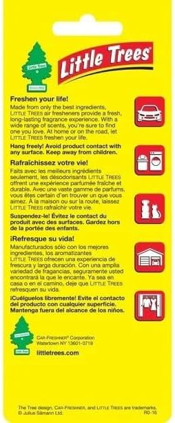 Car Freshner U1P10338 Little Trees Cinnamon Apple Air freshener, 24 Pack