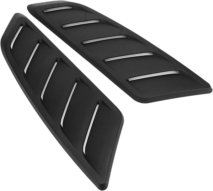 Hood Vent,Hood Vents For Cars,Car Hood Vent,Automotive Hood Louvers,2Pcs Car Auto Modification Hood Bonnet Vent Cover Fit For 2015-2017