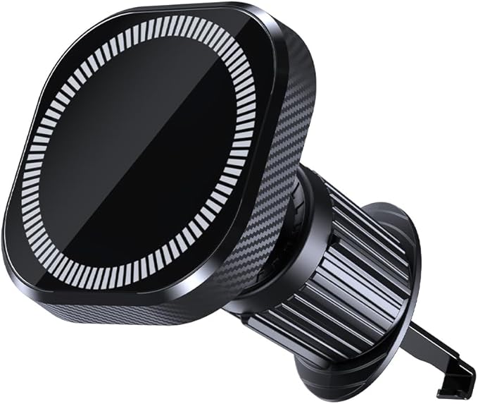 Car Magnetic Phone Holder for Air Vent, 360° Rotation Hands Free Automotive Phone Mount with Strong Magnet and Upgrade Hook, Compatible with 11 12 13 14 15 Pro Max, Universal Fit