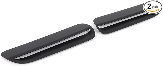 ABS Car Front Hood Vents fits Exterior Decoration Accessories Compatible with Pontiac G8 2008 2009 Hood Vent Air Flow Intake Body Kits (Matte Black)