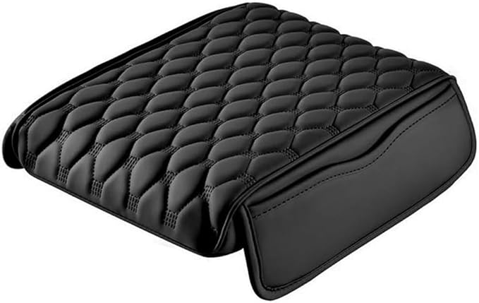 Car Center Console Cover for Acura RDX 2007-2019 2020 2021 2022 2023 2024 2025,Arm Rest Lid Cushion Protector Multifunctional Armrest Cushion Pad Interior Accessories,Black
