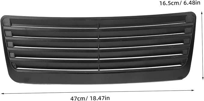 Levemolo Auto Intake Hood Vent Cover for Car Engine Hood Black Exterior Ventilation Grille Easy Installation Without Tools Enhances Airflow and Performance Fit for Car Modification