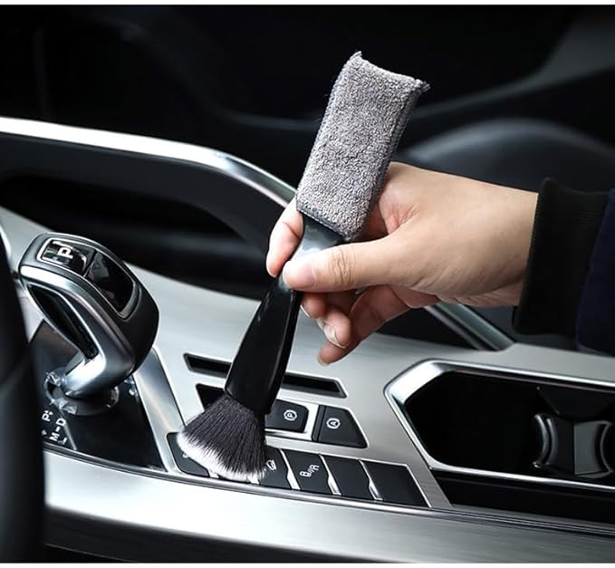 4PCS Car Interior Cleaning Brushes Car Interior Detailing Brush Car Detail Soft Brush Kit Interior Detailing Kit Tools Duster Brush for Auto Truck SUV Interior Cleaning Equipment