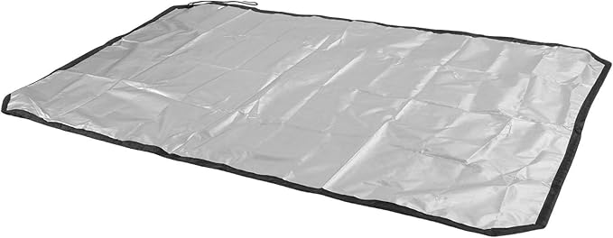 Pssopp 210D Oxford Cloth Water Proof Box Lid Cover,Tent Trailer Cover Travel Trailer Roof Cover car Roof Top Tent Trailer Cover for SUV Rooftop Travel Luggage Rack (230 * 145cm)