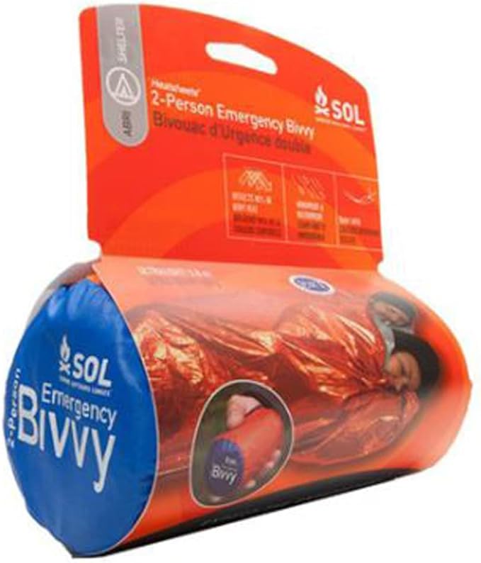 S.O.L. 90% Reflective 2-Person XL Emergency Bivvy