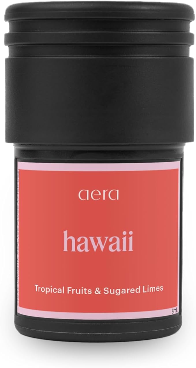 Aera Go Hawaii Car Fragrance Scent Refill - Notes of Tropical Fruits and Sugared Limes - Works with the Aera Go Diffuser for Car