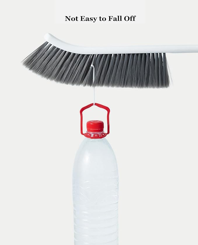 Dust Brush, 14" Narrow Skinny Soft Bristles Hand Whisk Broom, Cleaning Tight Spaces/Bed/Couch/Drafting/Clothes/Upholstery/Art (1)