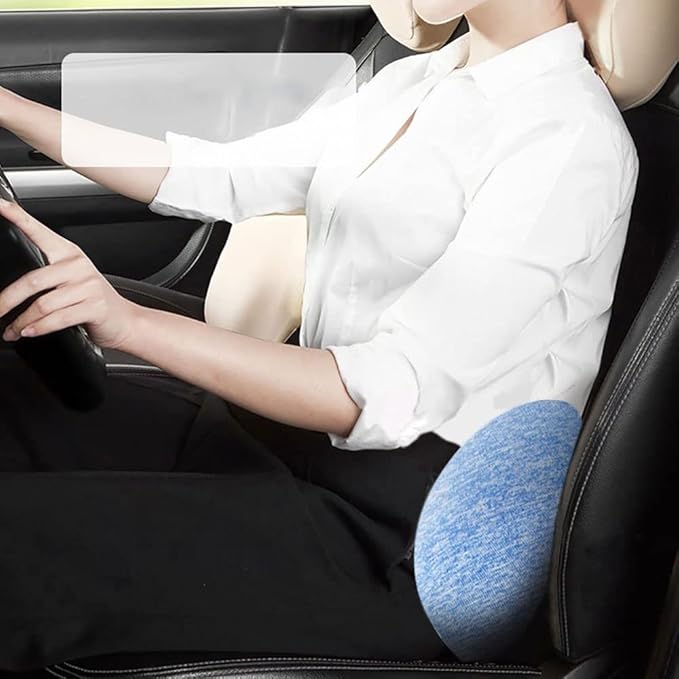 Car Seat Cushion Lumbar Support Pillow for Sleeping Soft Memory Foam Lower Back Interior Products