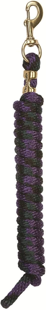 Weaver Equine Performance Lead Rope, Long Horse Lead Rope with Quick Halter Attachment, Soft Comfort Grip, Barn Horse Tack for Daily Use & Showing