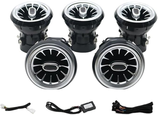 12 Colors Air Vent LED Ambient Light Atmosphere Lamp For Mercedes Benz W176 A-Class