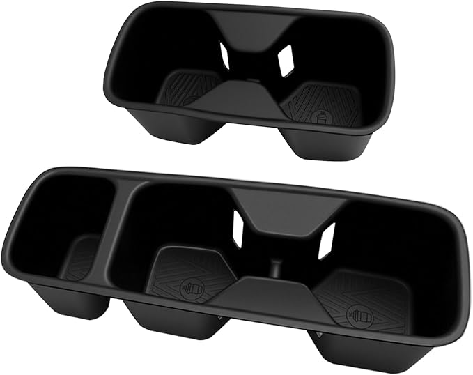 Muslogy Center Console Cup Holder Inserts Compatible with Kia Telluride 2020-2025 2026 Accessories Middle Console Front and Rear Drink Stopper Non-Slip TPE Organizer Cup Holder Replacement 2PCS Set